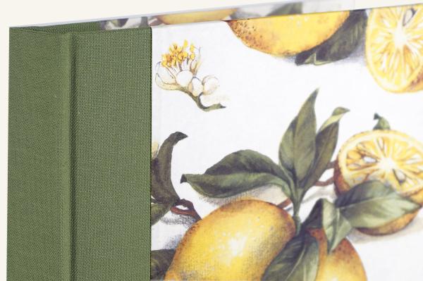 Diary mit Zitronenmotiv